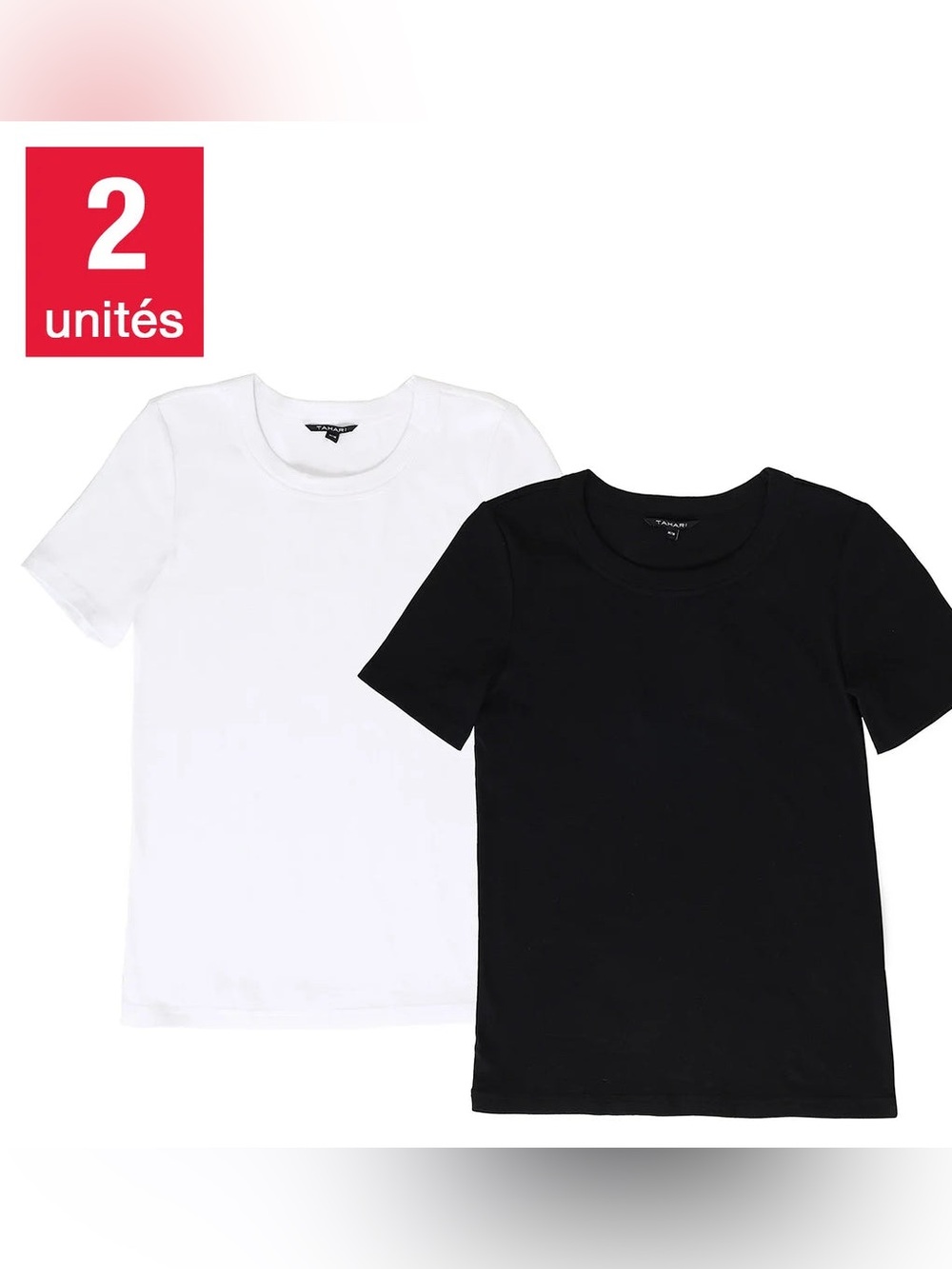 TAHARI - 2-Pack Women's Seamless T-Shirts top